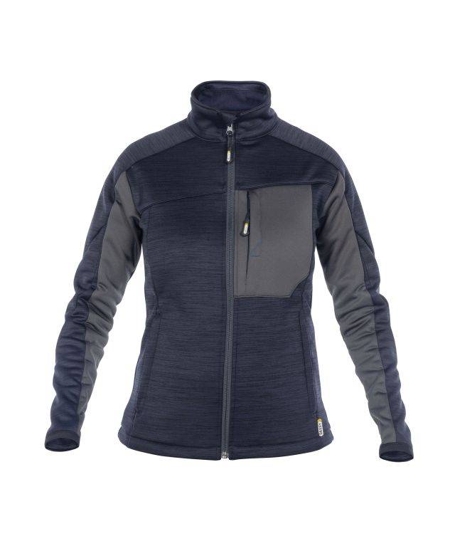 Midlayer-Jacke für Damen, NACHTBLAU/ANTHRAZITGRAU, Gr. L