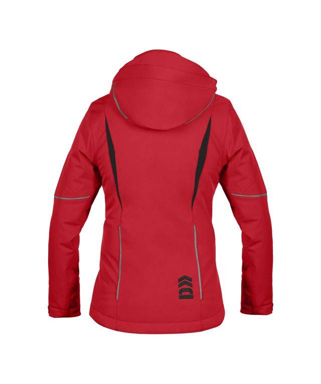 Stretch-Winterjacke für Damen, ROT, Gr. L