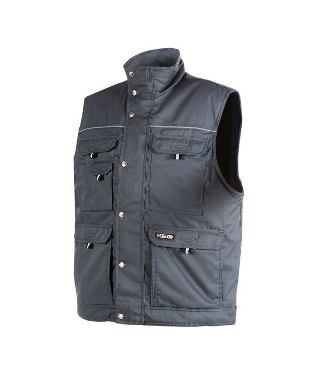 Weste, ZEMENTGRAU, Gr. 2XL