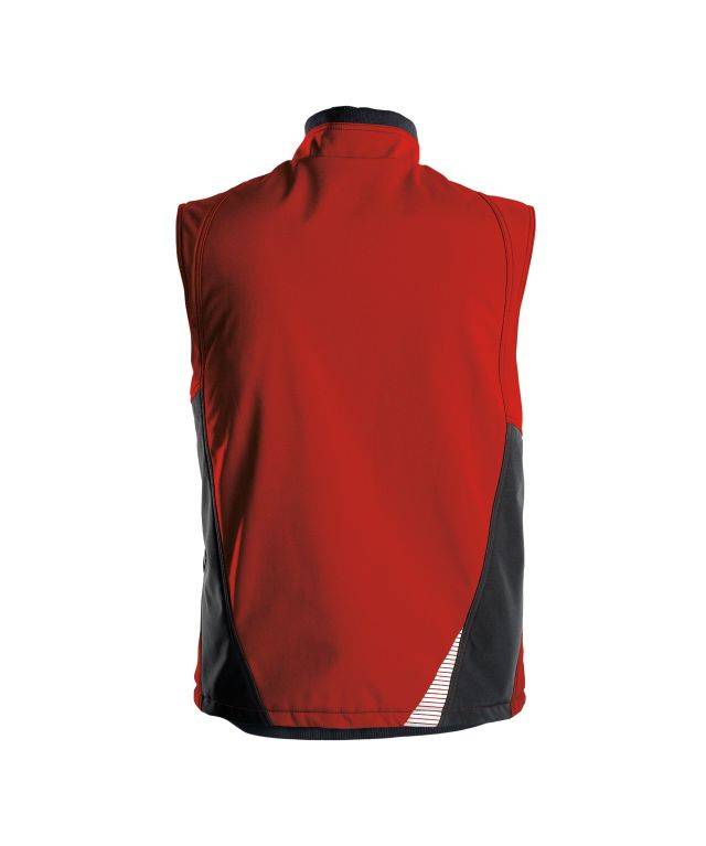 DASSY Fusion Softshell-Weste 350111 6674 ROT/SCHWARZ Gr. XL