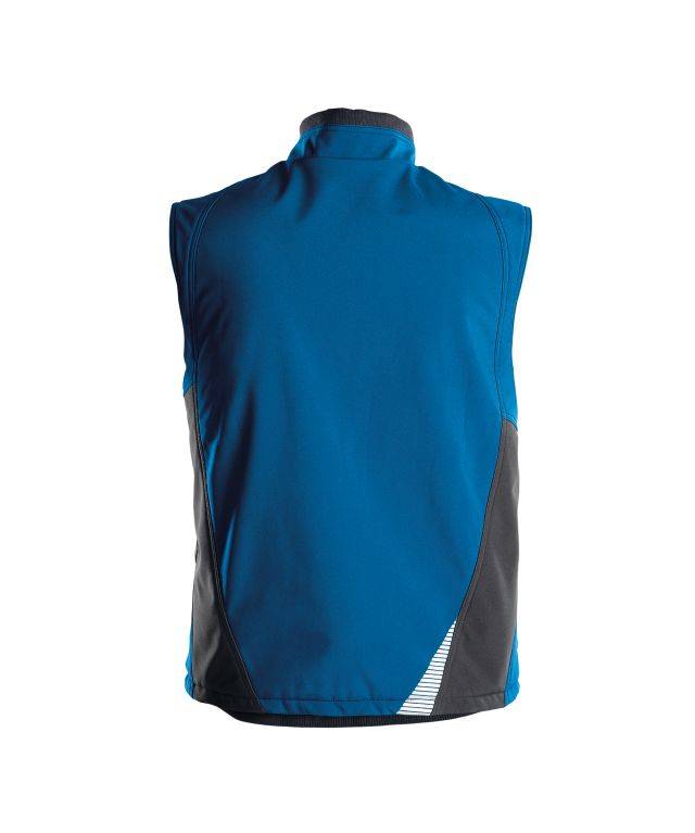 Softshell-Weste, AZURBLAU/ANTHRAZITGRAU, Gr. 2XL
