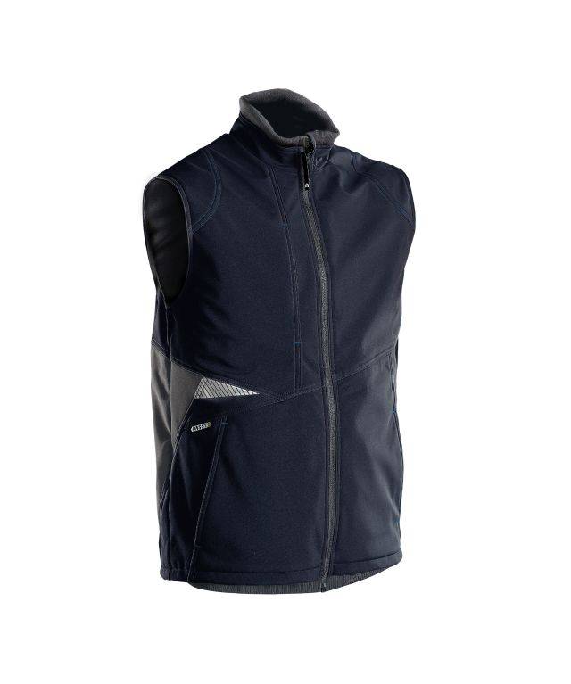 Softshell-Weste, NACHTBLAU/ANTHRAZITGRAU, Gr. 2XL
