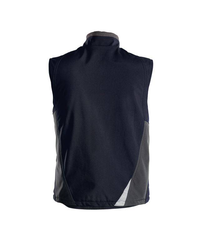 Softshell-Weste, NACHTBLAU/ANTHRAZITGRAU, Gr. 3XL