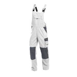 DASSY Versailles Latzhose Kniepolstert. 400124 6141 WEIß/ZEMENTGRAU Gr. 46-
