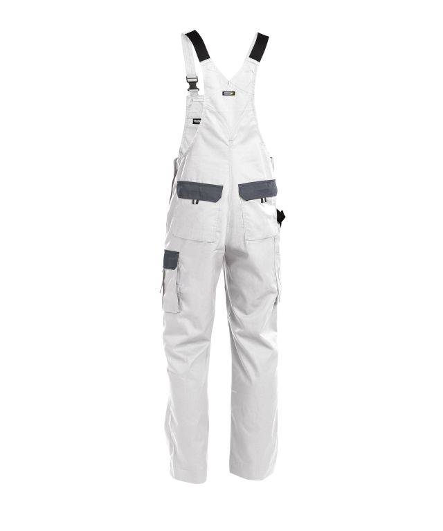 DASSY Versailles Latzhose Kniepolstert. 400124 6141 WEIß/ZEMENTGRAU Gr. 63