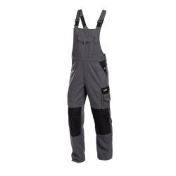 DASSY Versailles Latzhose Kniepolstert. 400124 6471 ZEMENTGRAU/SCHWARZ Gr. 52-
