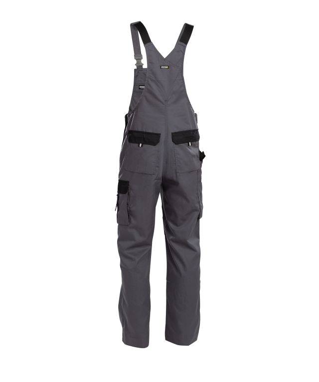 DASSY Versailles Latzhose Kniepolstert. 400124 6471 ZEMENTGRAU/SCHWARZ Gr. 64