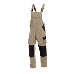 DASSY Versailles Latzhose Kniepolstert. 400124 6571 KHAKI/SCHWARZ Gr. 52-