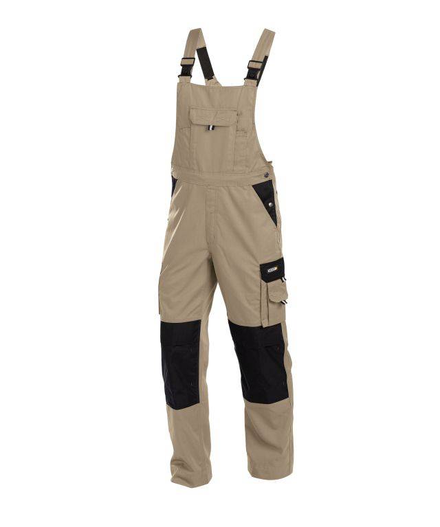 DASSY Versailles Latzhose Kniepolstert. 400124 6571 KHAKI/SCHWARZ Gr. 58