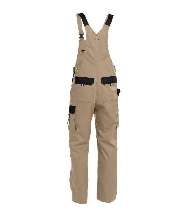 DASSY Versailles Latzhose Kniepolstert. 400124 6571 KHAKI/SCHWARZ Gr. 58