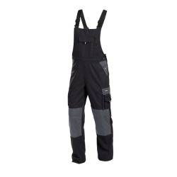 DASSY Versailles Latzhose Kniepolstert. 400124 6741 SCHWARZ/ZEMENTGRAU Gr. 42