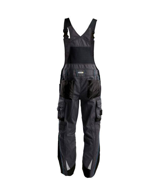 DASSY Voltic Latzhose Kniepolstert. 400148 6479 ANTHRAZITGRAU/SCHWARZ Gr. 53