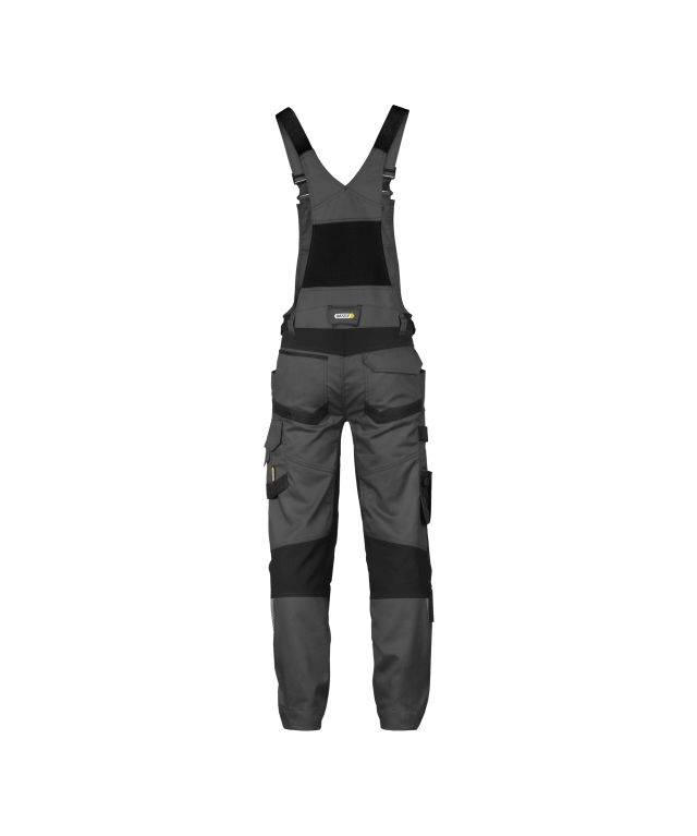 Arbeitslatzhose mit Stretch und Kniepolstertaschen, ANTHRAZITGRAU/SCHWARZ , Langgröße, Gr. 52