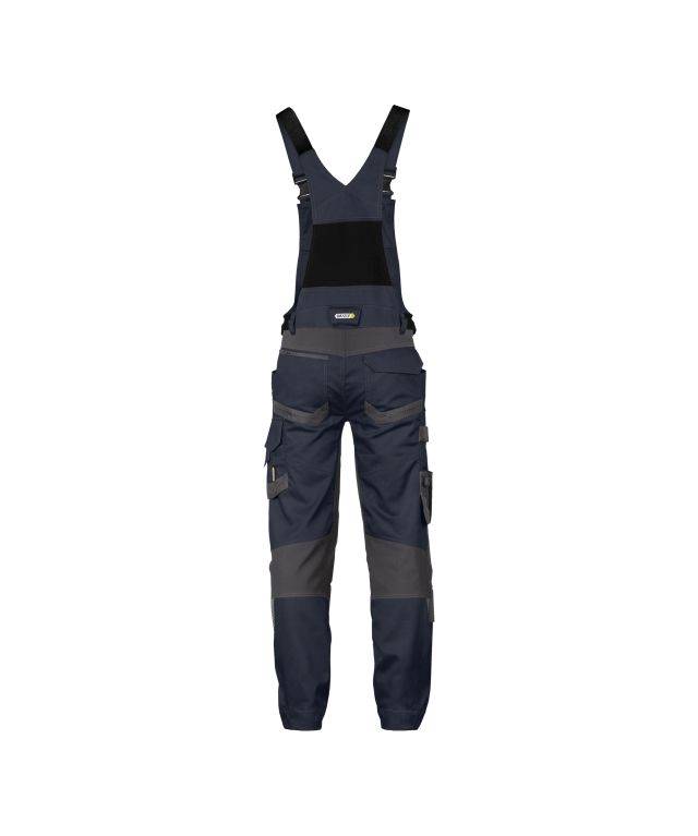 Arbeitslatzhose mit Stretch und Kniepolstertaschen, NACHTBLAU/ANTHRAZITGRAU , Langgröße, Gr. 46