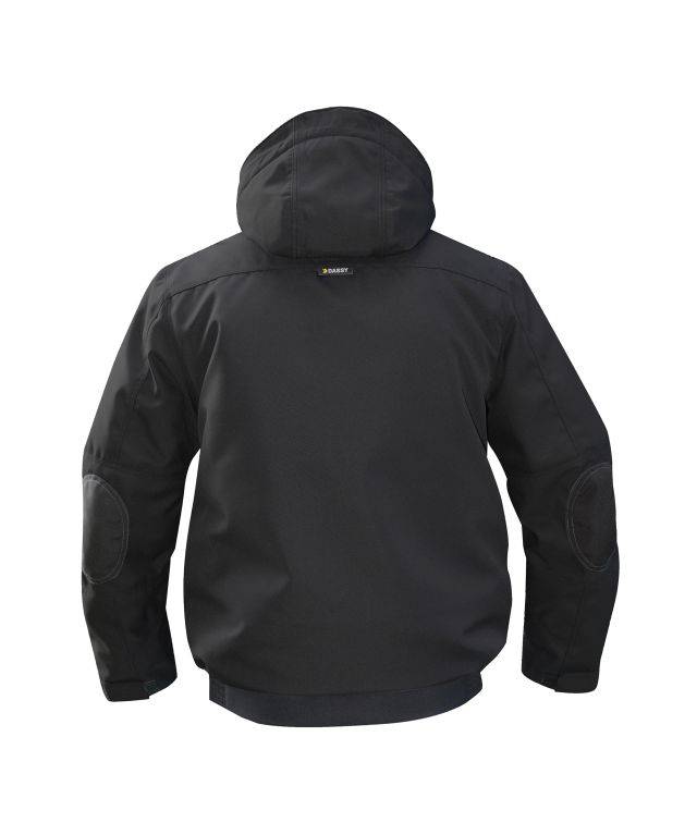 Canvas Winterjacke, SCHWARZ, Gr. XS