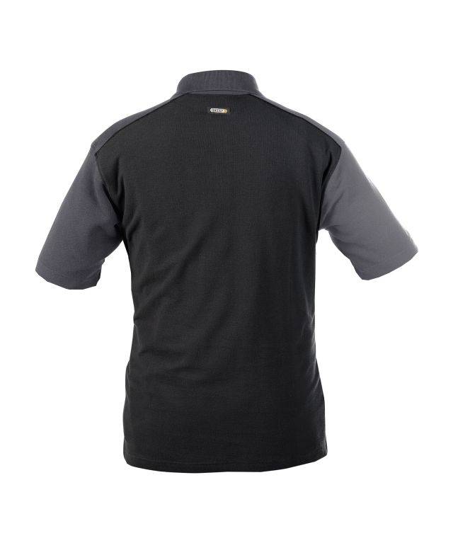 DASSY Cesar 2farbiges Poloshirt 710004 6741 SCHWARZ/ZEMENTGRAU Gr. L