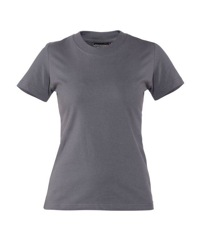 T-shirt für Damen, ZEMENTGRAU, Gr. L