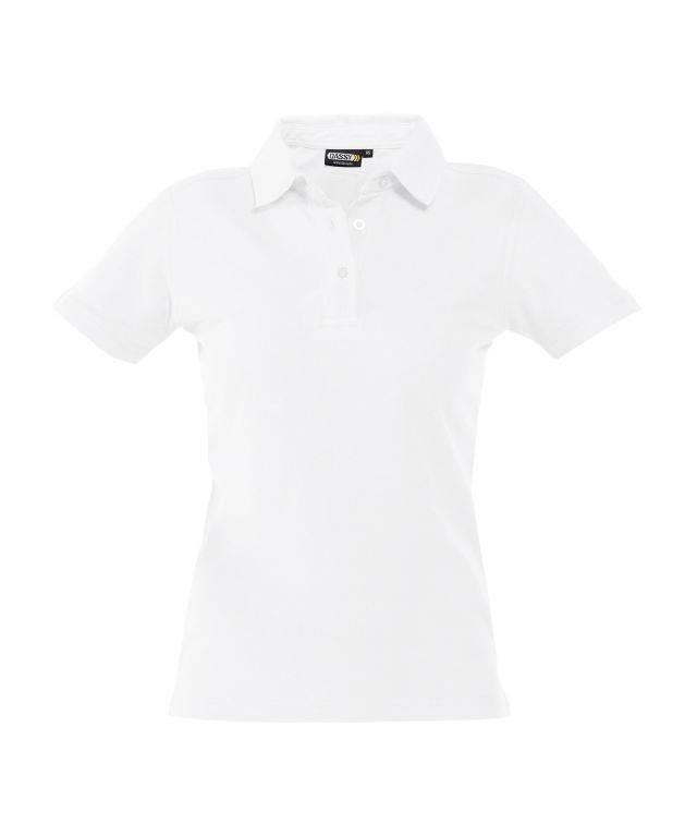 Poloshirt für Damen, WEIß, Gr. XL