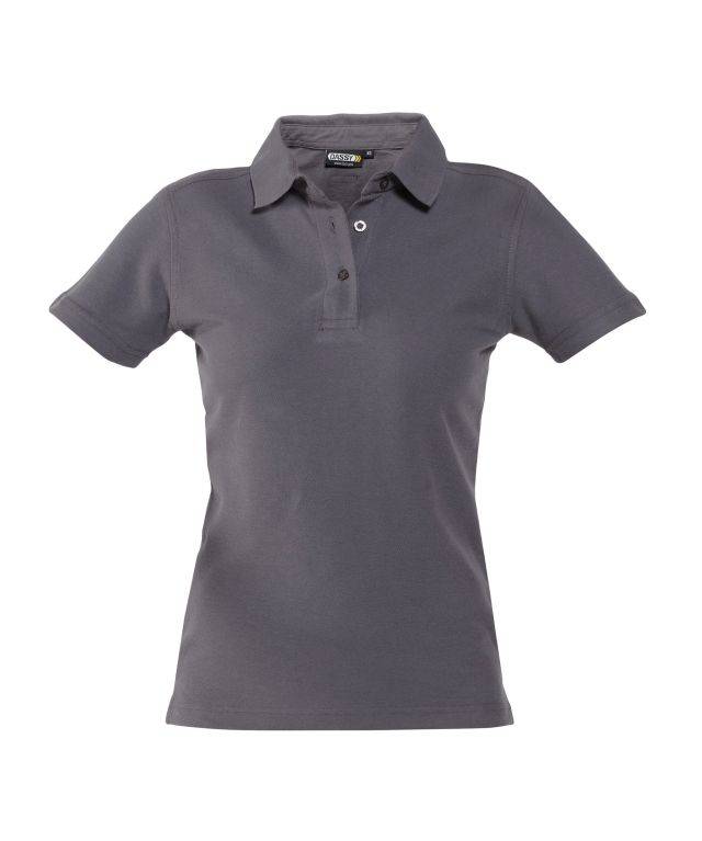 Poloshirt für Damen, ZEMENTGRAU, Gr. S