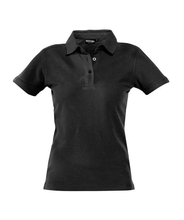 Poloshirt für Damen, SCHWARZ, Gr. 2XL