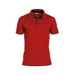 DASSY Orbital Poloshirt 710011 6674 ROT/SCHWARZ Gr. 2XL