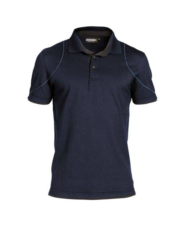 Poloshirt, NACHTBLAU/ANTHRAZITGRAU, Gr. 2XL