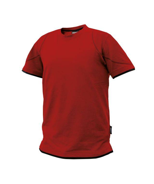 DASSY Kinetic T-shirt 710019 6674 ROT/SCHWARZ Gr. 4XL