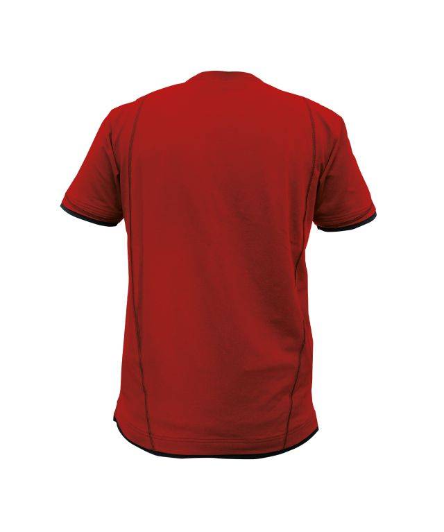 DASSY Kinetic T-shirt 710019 6674 ROT/SCHWARZ Gr. XS