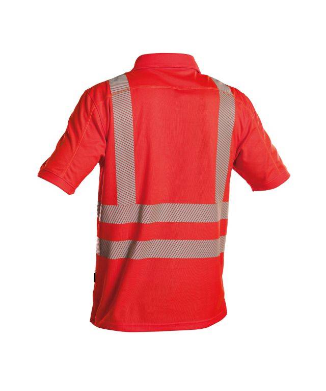 DASSY Brandon Warn UV-Poloshirt 710024 0606 NEONROT Gr. M