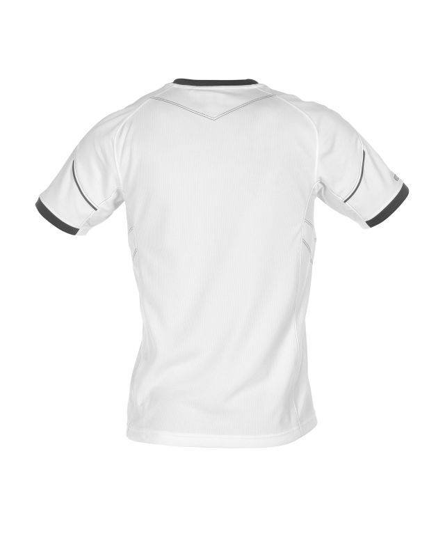 T-shirt, WEIß/ANTHRAZITGRAU, Gr. XL