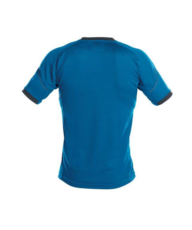 DASSY Nexus T-shirt 710025 6846 AZURBLAU/ANTHRAZITGRAU Gr. 4XL