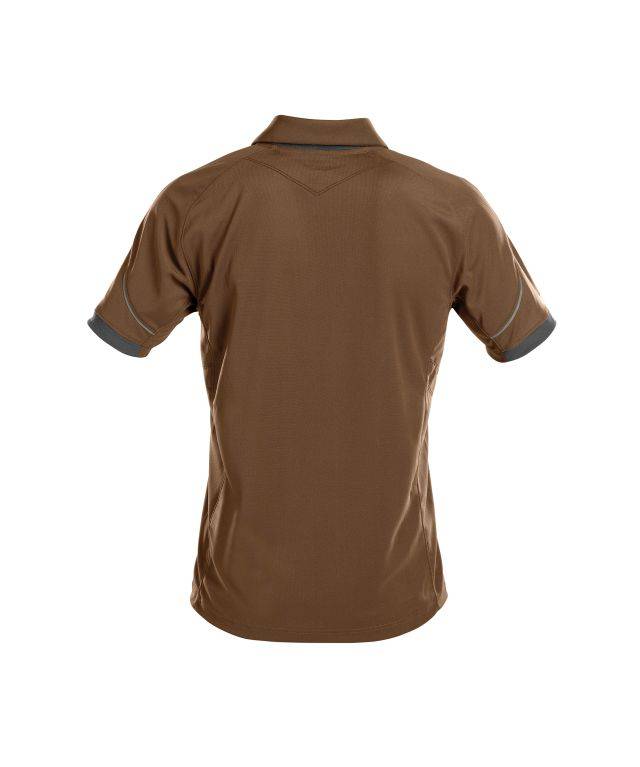 DASSY Traxion Poloshirt 710026 6541 LEHMBRAUN/ANTHRAZITGRAU Gr. 4XL