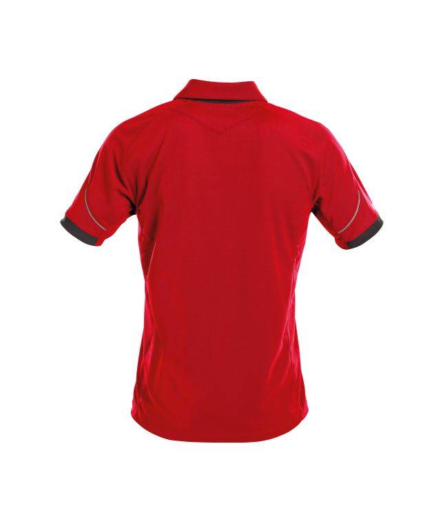 DASSY Traxion Poloshirt 710026 6674 ROT/SCHWARZ Gr. 2XL