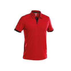 DASSY Traxion Poloshirt 710026 6674 ROT/SCHWARZ Gr. 3XL