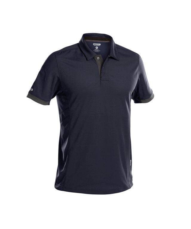DASSY Traxion Poloshirt 710026 6847 NACHTBLAU/ANTHRAZITGRAU Gr. S