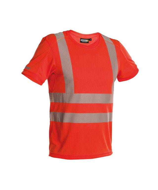 DASSY Carter Warn UV-T-Shirt 710027 0606 NEONROT Gr. S