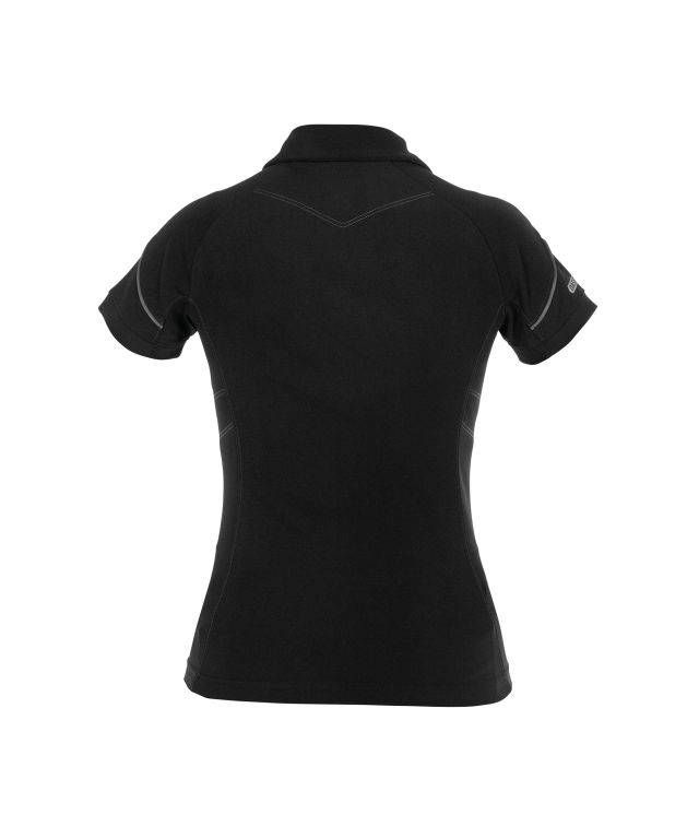 Poloshirt für Damen, SCHWARZ, Gr. XL