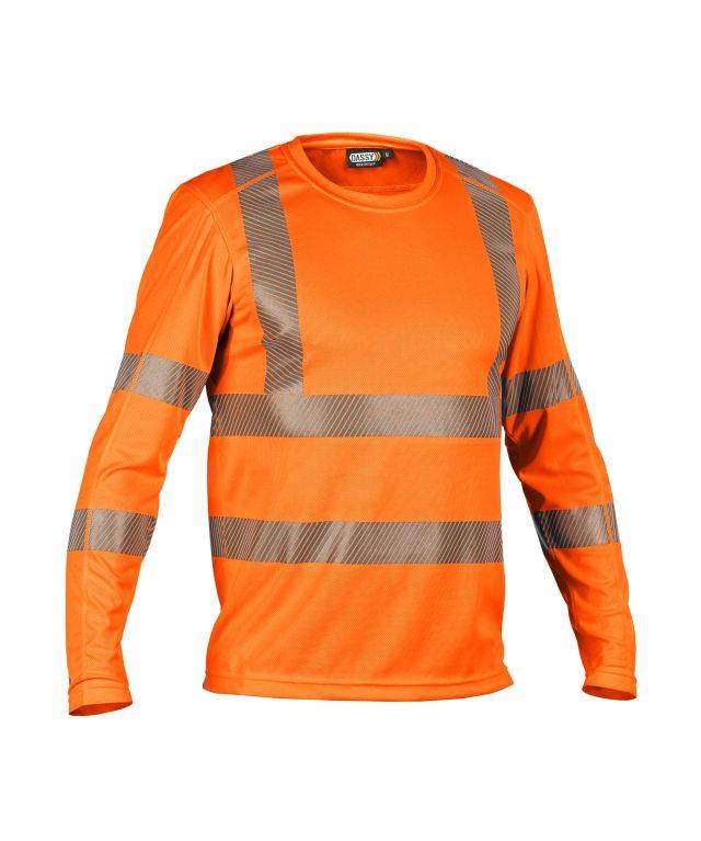 Warnschutz UV-T-Shirt mit langen Ärmeln, NEONORANGE, Gr. 3XL