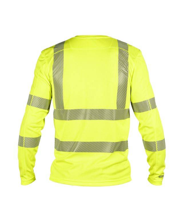 Warnschutz UV-T-Shirt mit langen Ärmeln, NEONGELB, Gr. 4XL