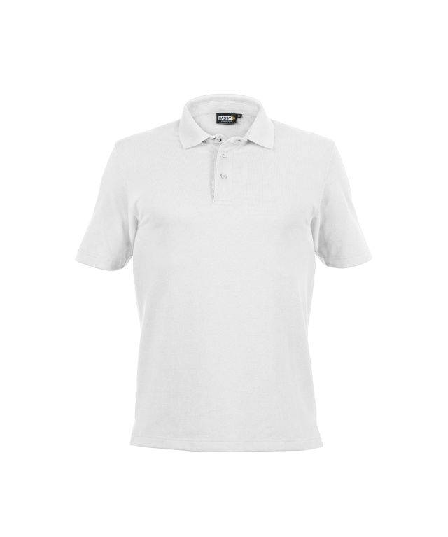 Poloshirt geeignet für Industriereinigung, WEIß, Gr. S