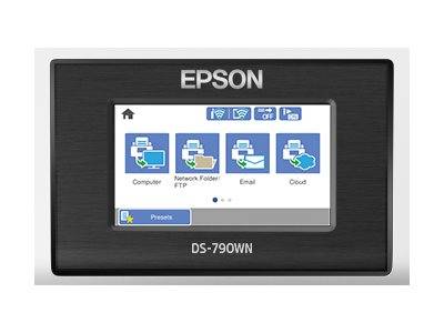 Epson WorkForce DS-790WN - Dokumentenscanner - Duplex - A4/Legal - 600 dpi x 600 dpi - bis zu 45 Seiten/Min. (einfarbig)