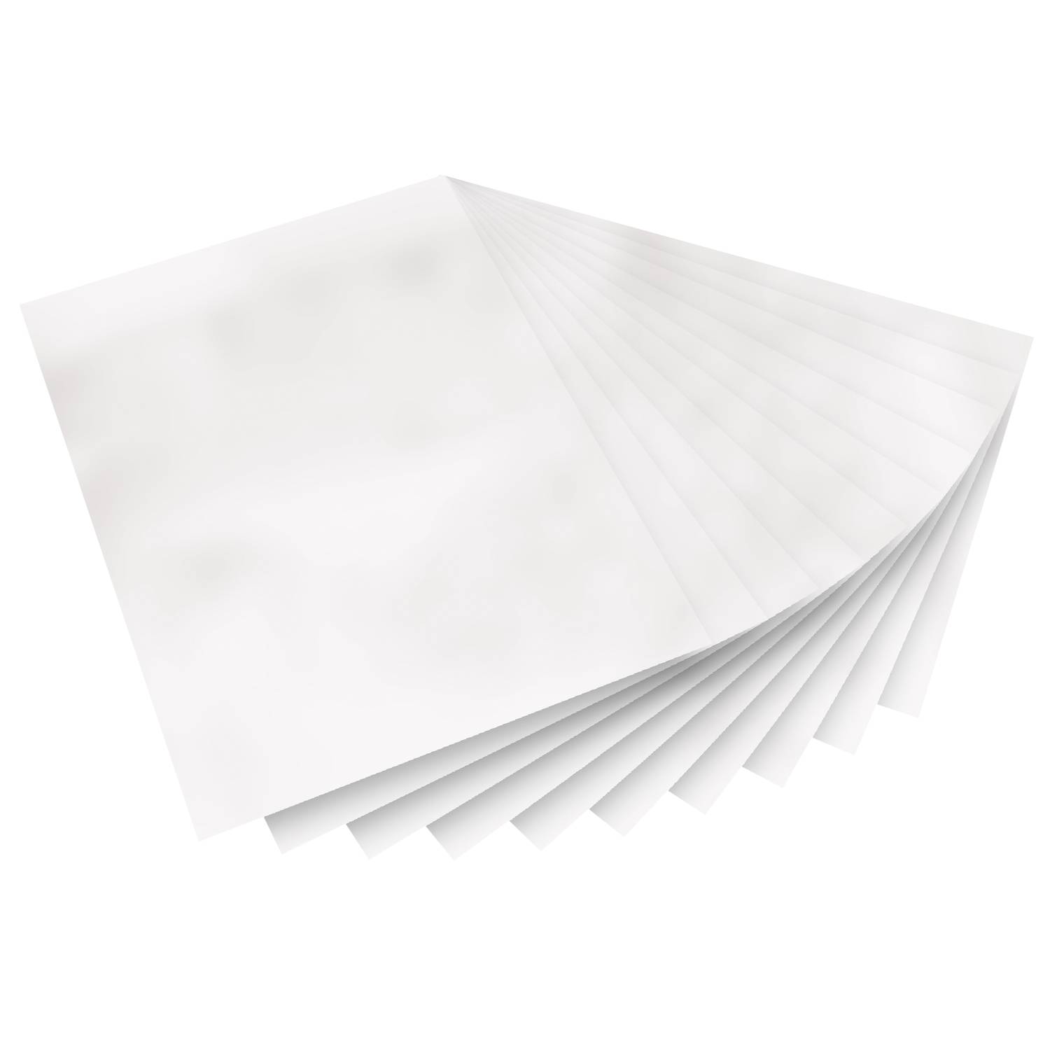 folia 450230 Fensterfolie, 23 x 33 cm, selbsthaftend, transparent/farblos (10er Pack)