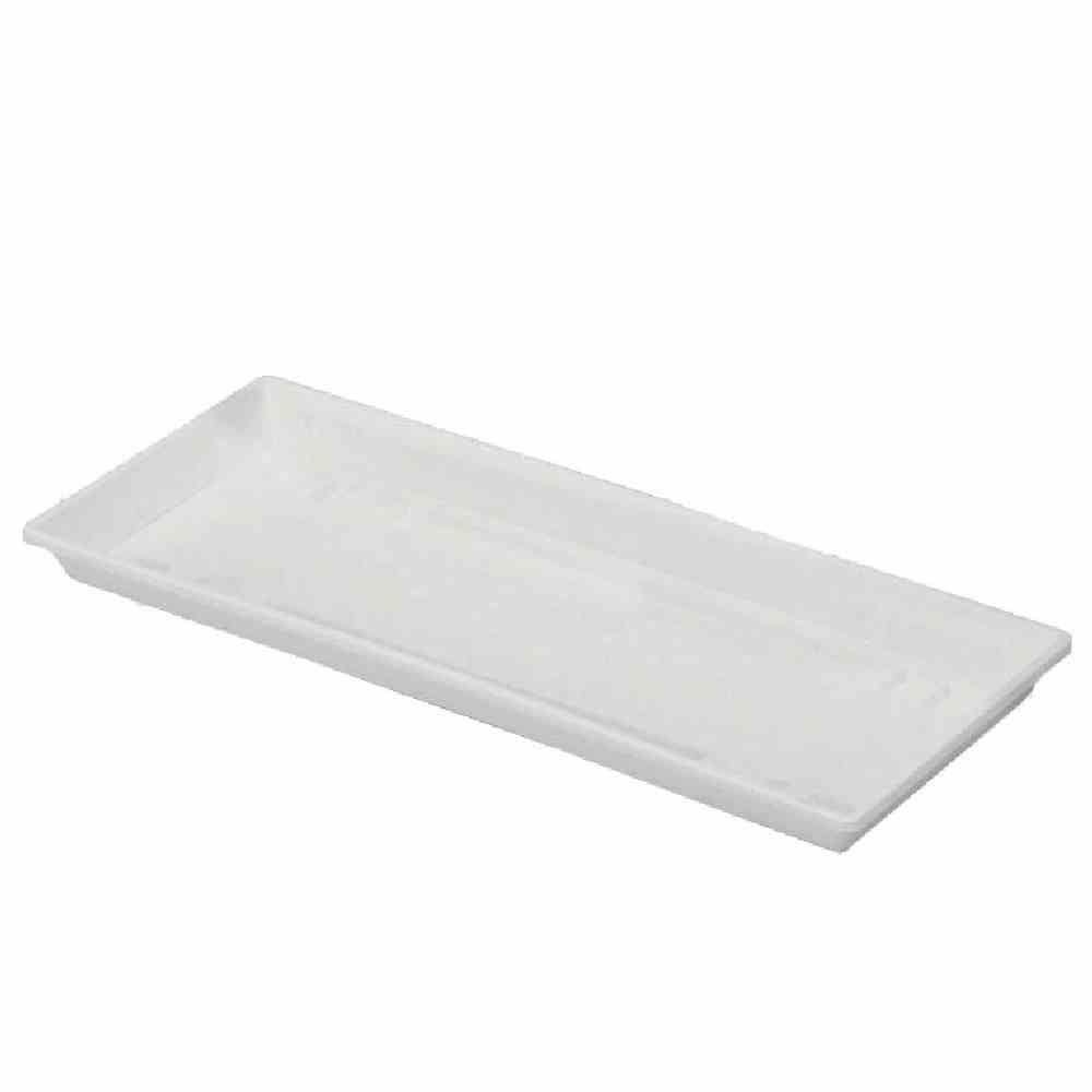 Geli 804-10010 Standart Untersetzer eckig, 100 x 15,5 cm, weiß