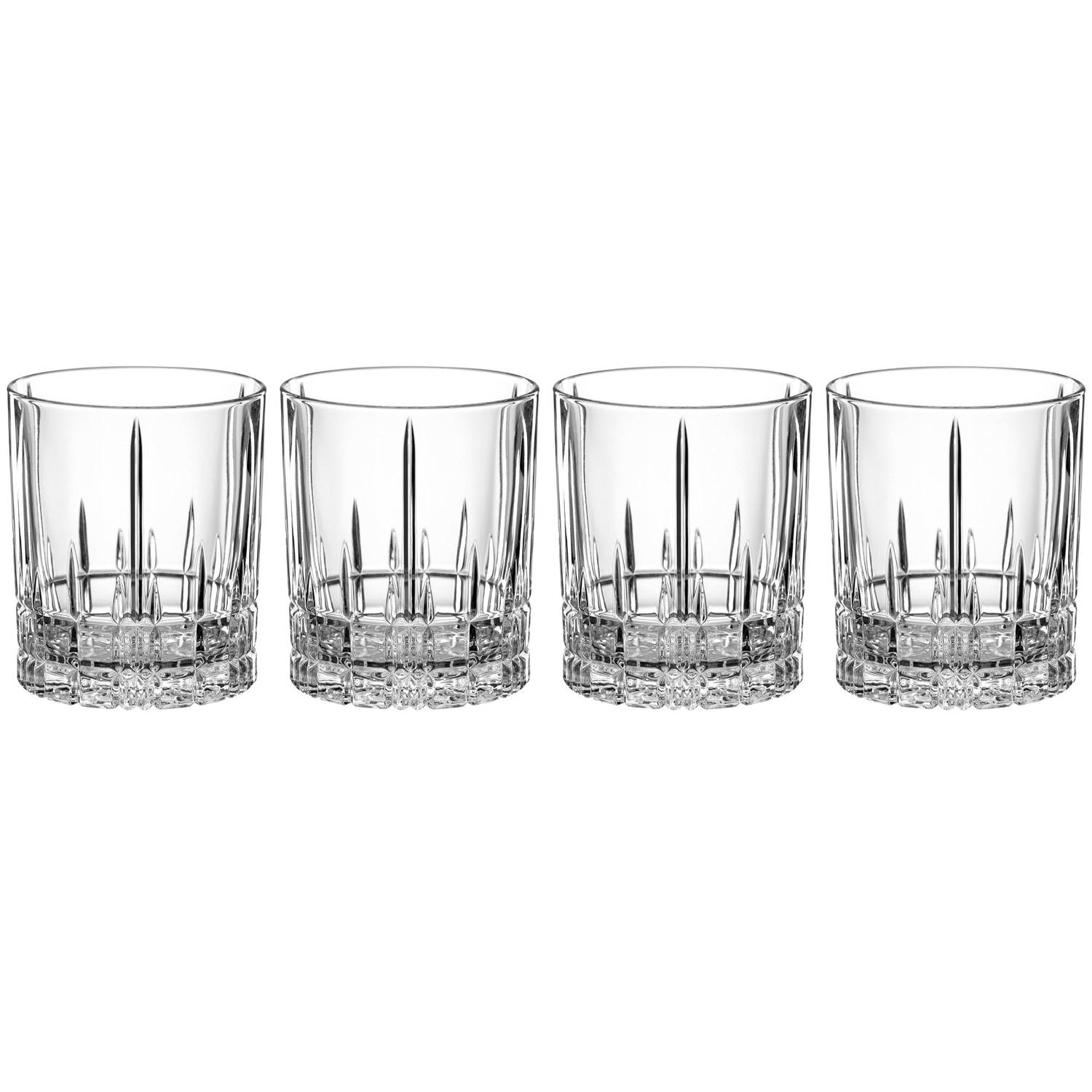 Spiegelau 4500176 Whiskybecher Perfect D.O.F, 368 ml, klar (4er Pack)
