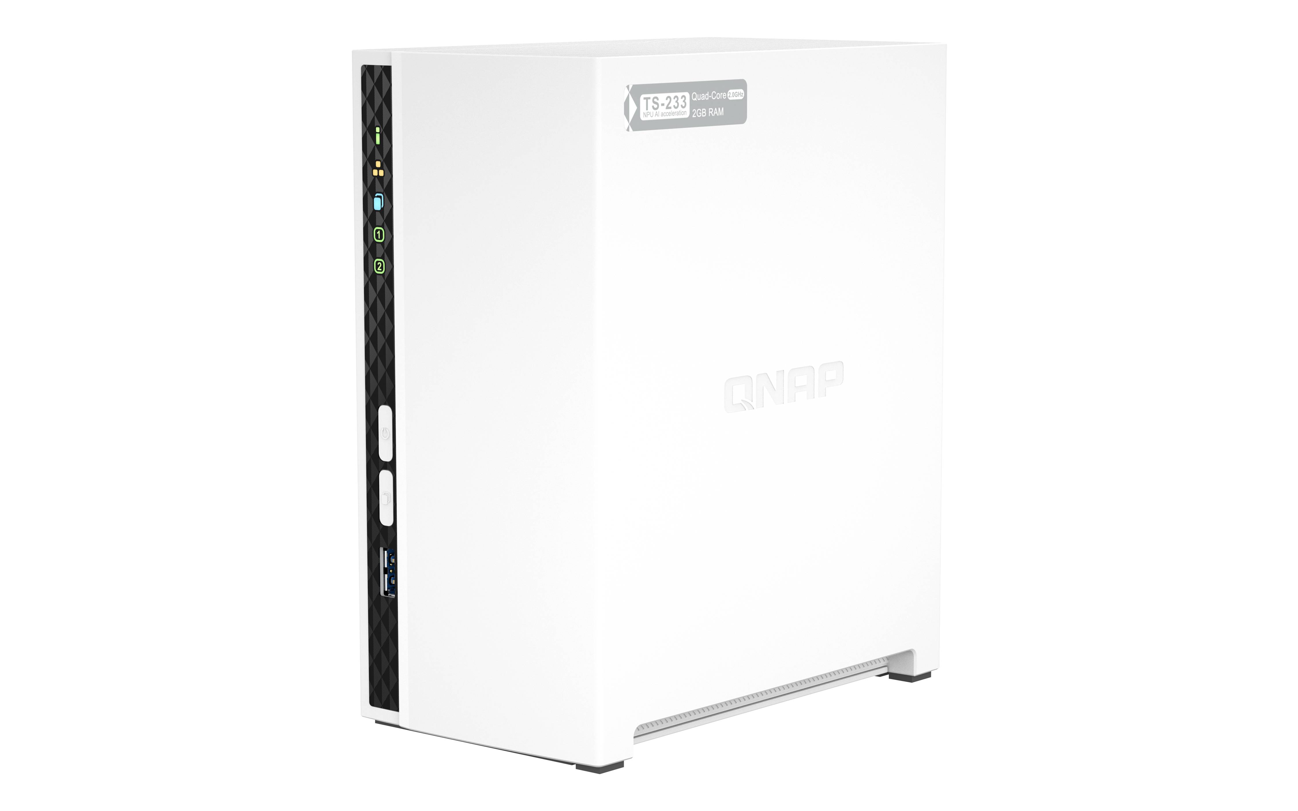 QNAP TS-233 - NAS-Server - 2 Schächte - SATA 6Gb/s