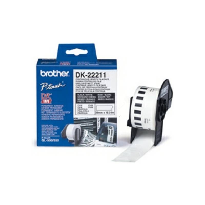 Brother DK-22211 - Weiß - Rolle (2,9 cm x 15,2 m) Etiketten - für Brother QL-105