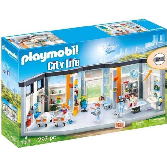 PLAYMOBIL 70191 - Ausgestattete Klinik