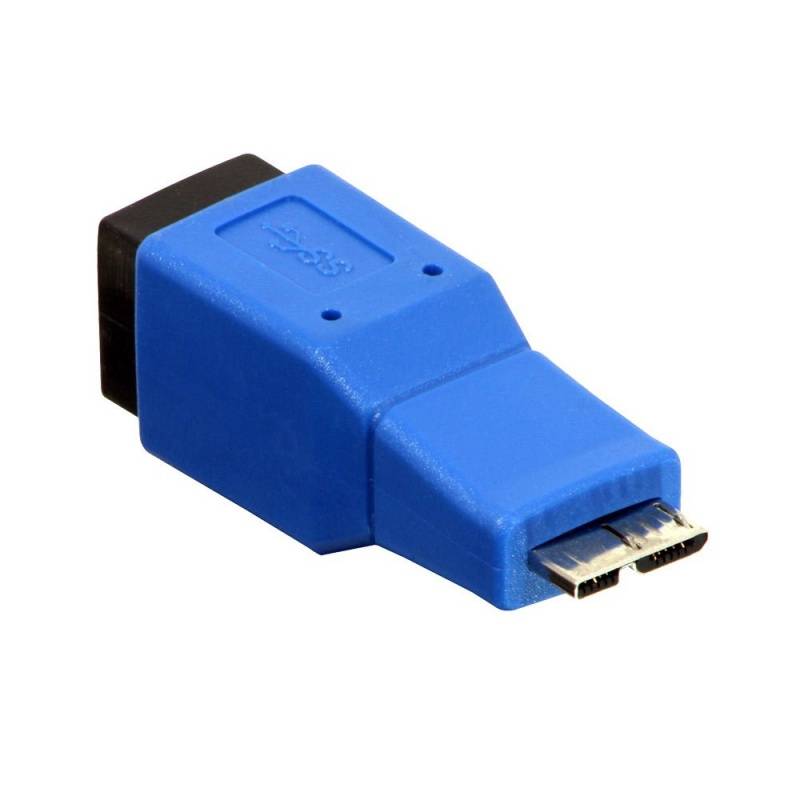 Lindy USB 3.0 Adapter B Kupplung an Micro-B Stecker