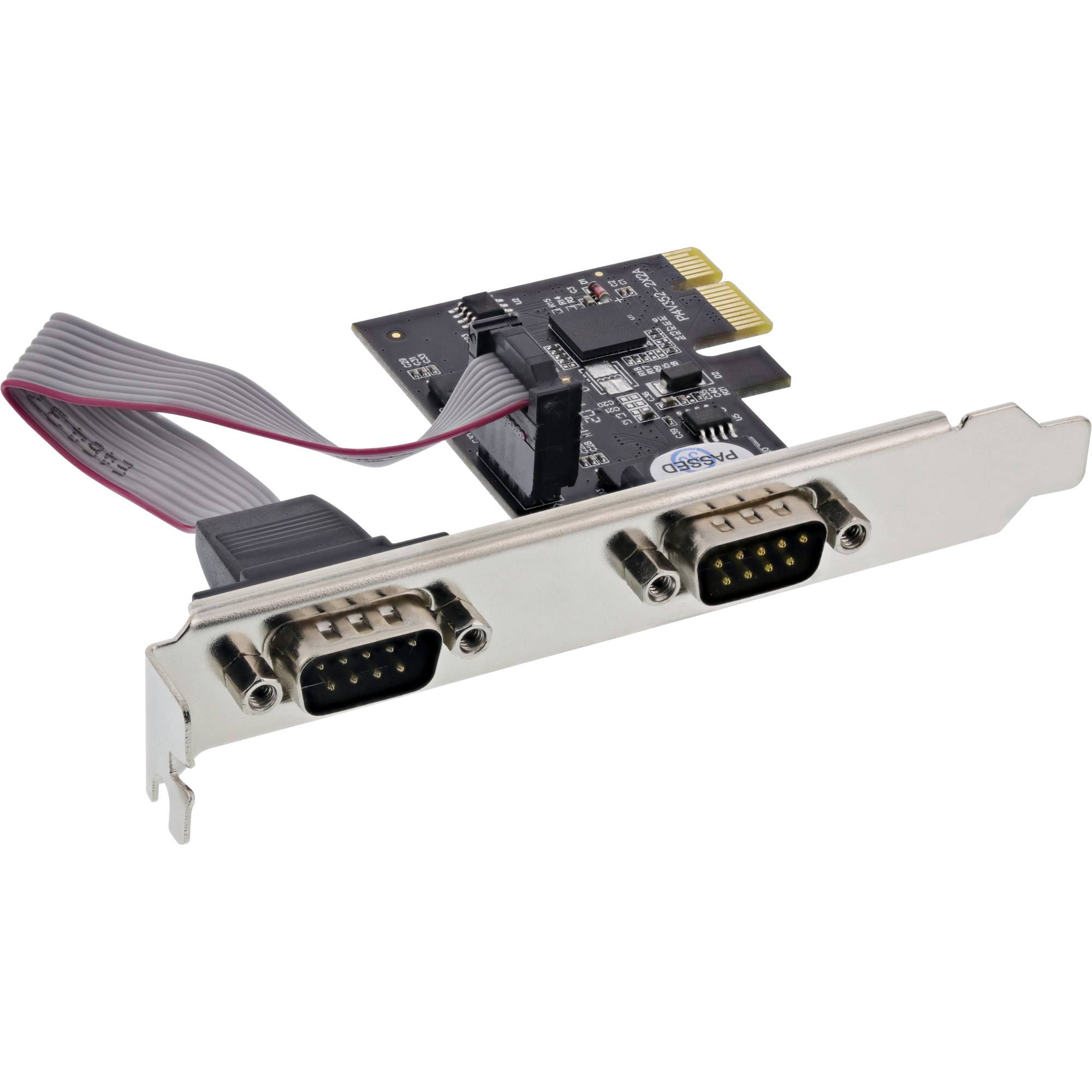 LONGSHINE - Controller PCIe 2x Seriell RS232 - Modem - PCI-Express