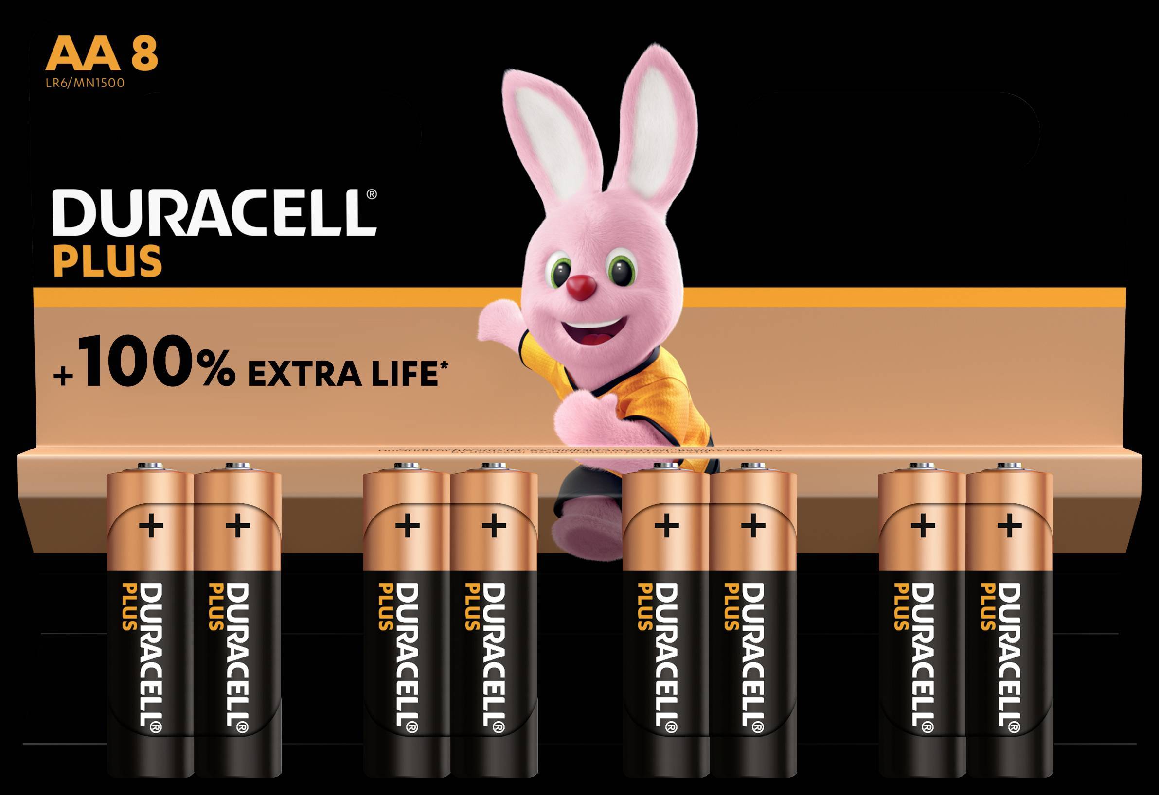 Duracell Batterie Plus New - Aa MN1500/LR06 Mignon - Batterie - Mignon (AA) - 1,